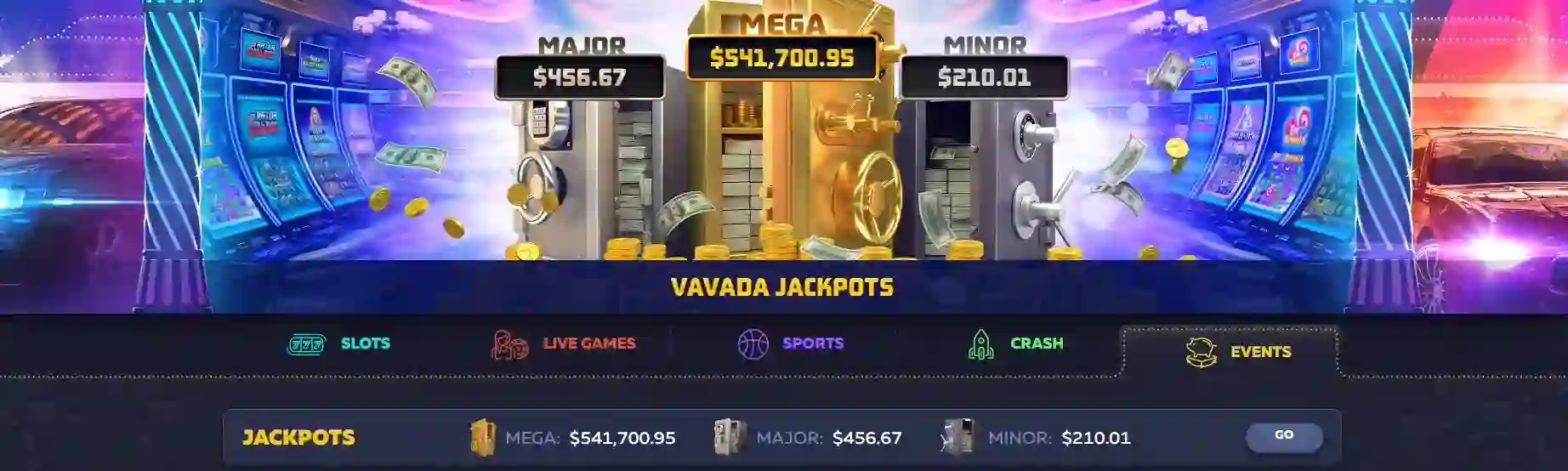 Vavada jackpot