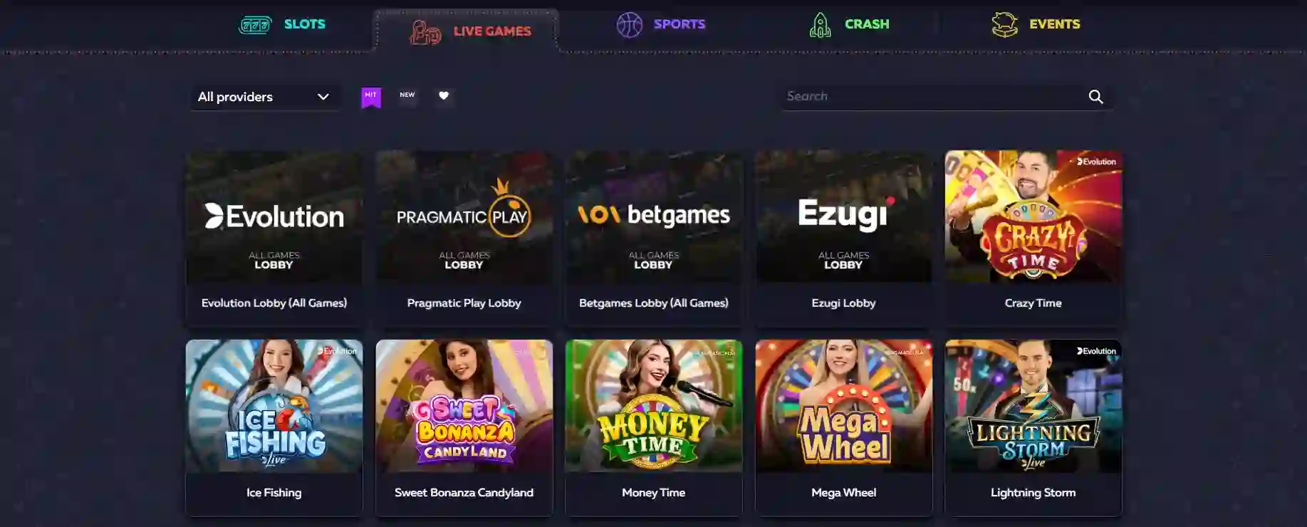 Casinò live Vavada
